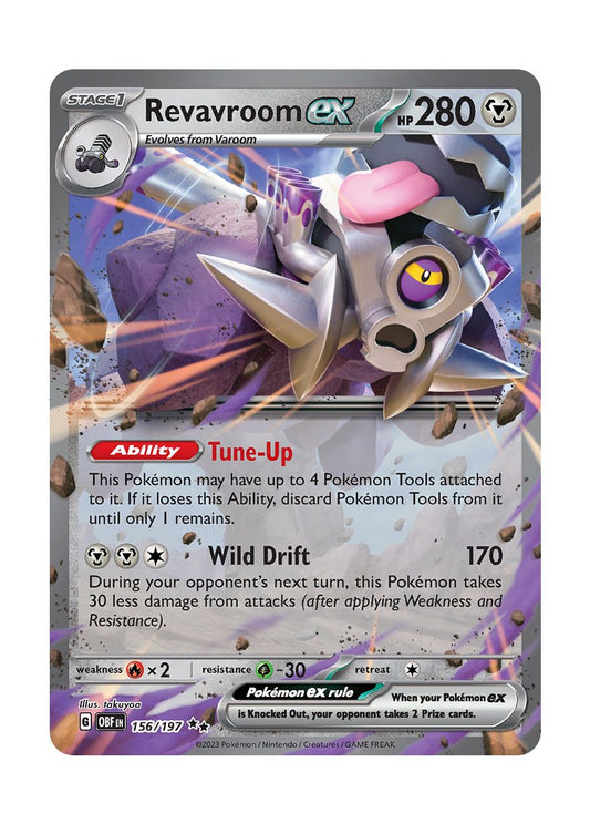Revavroom ex (156/197) - Obsidian Flames
