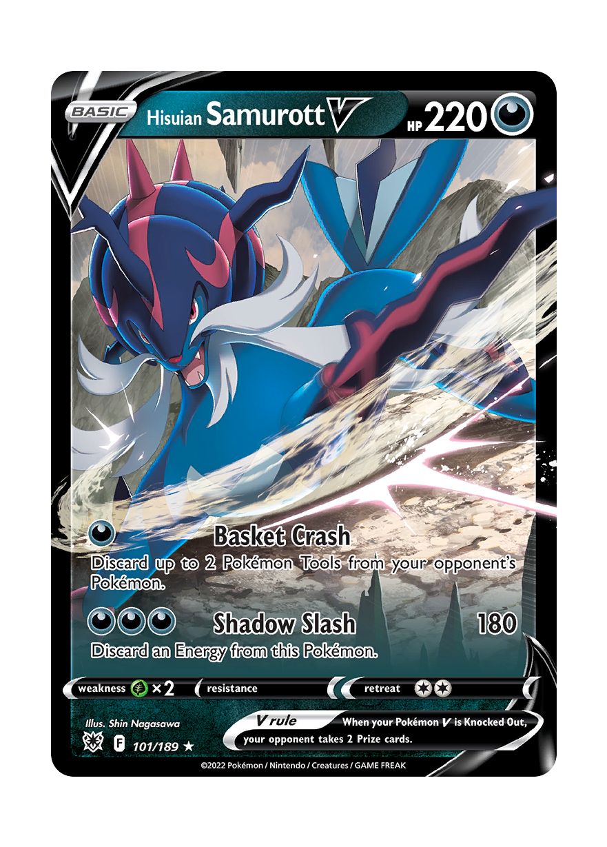 Hisuian Samurott V (101/189) - Astral Radiance