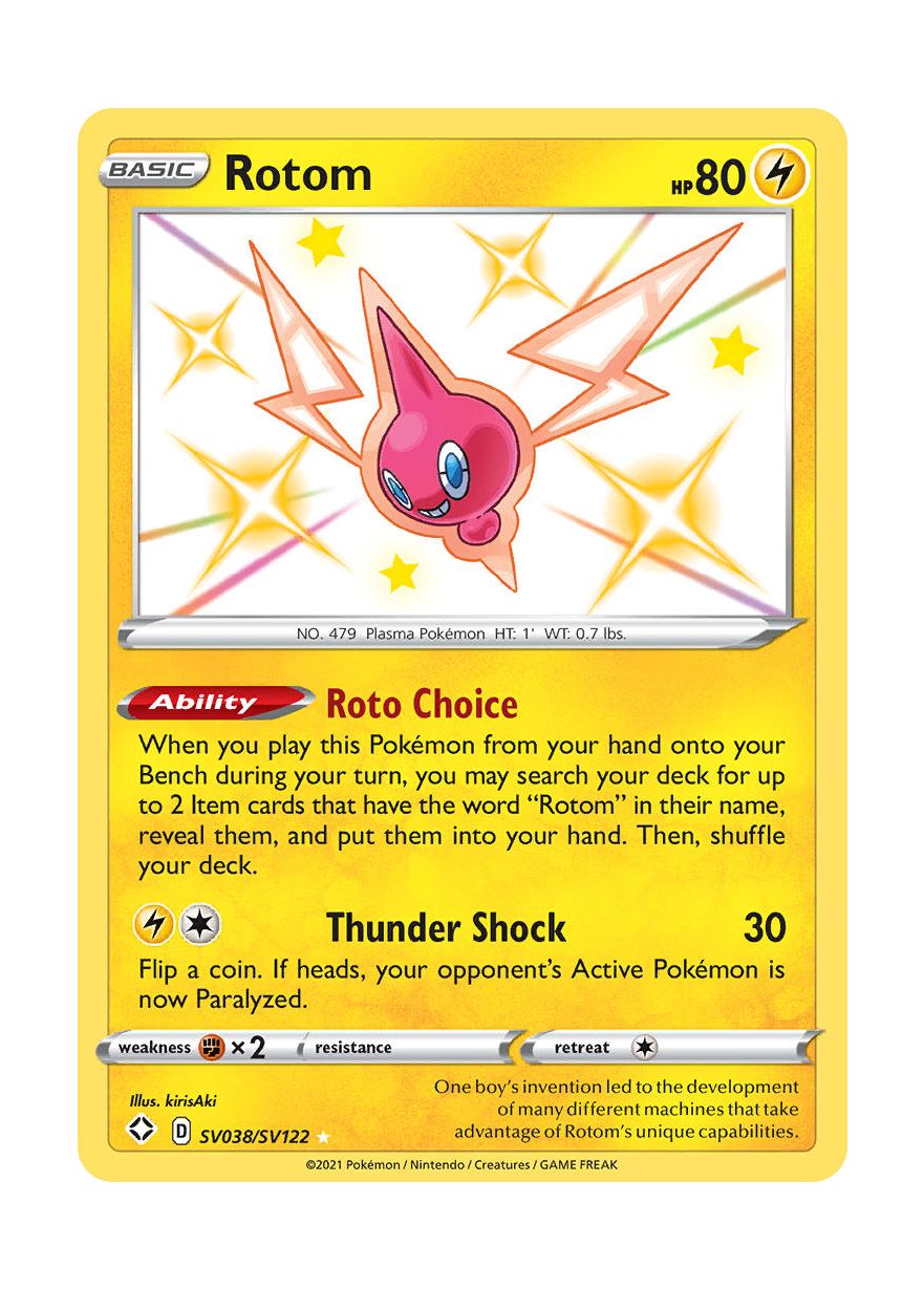 Rotom (SV038/122) - Shiny Vault