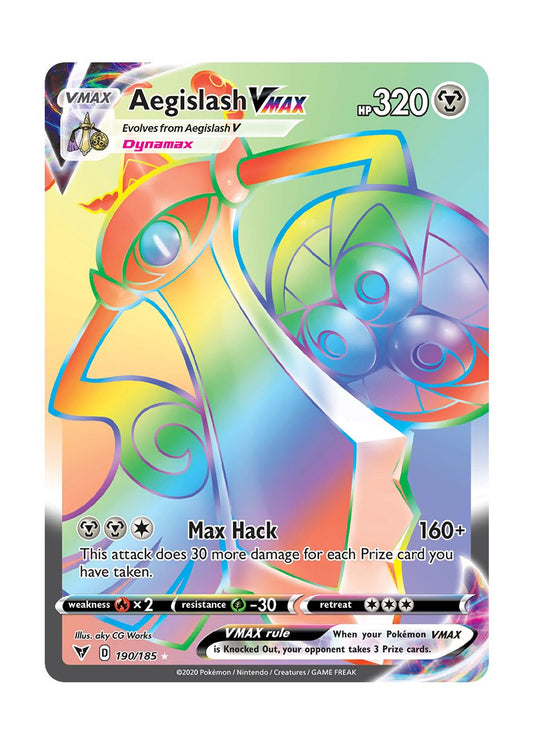 Aegislash VMAX (190/185) - Vivid Voltage