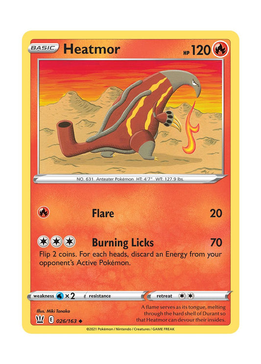 Heatmor (026/163) - Battle Styles