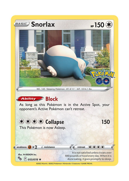 Snorlax (055/78) - Pokémon GO