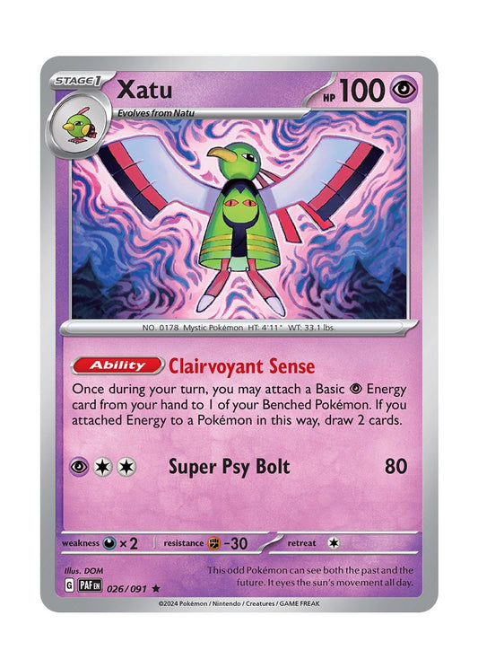 Xatu (026/91) - Paldean Fates