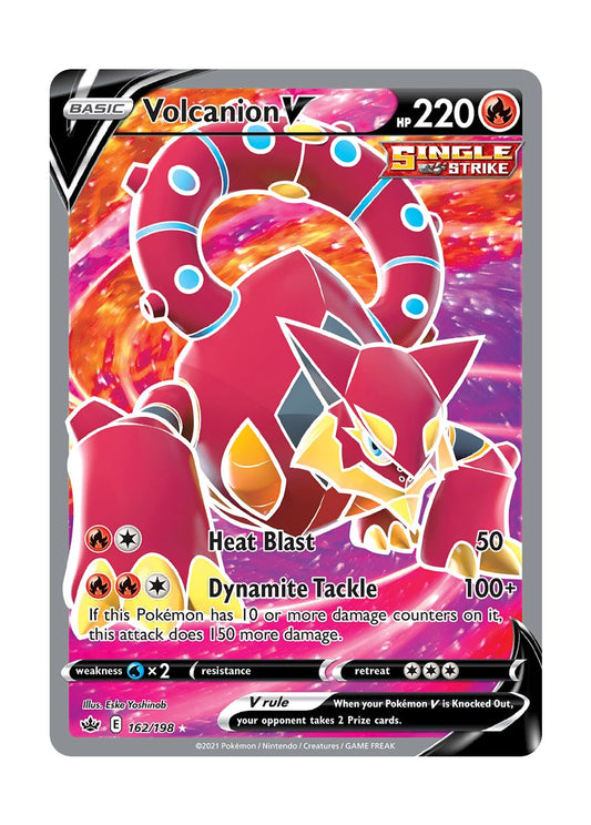 Volcanion V (162/198) - Chilling Reign