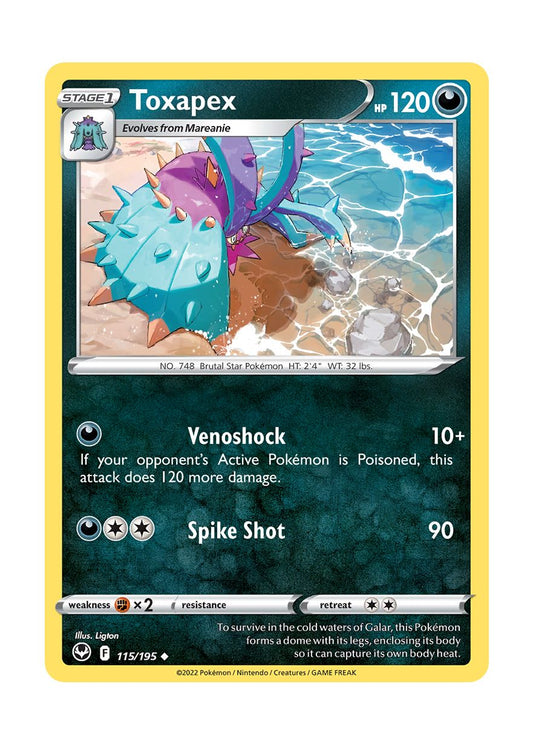 Toxapex (115/195) - Silver Tempest