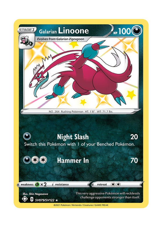 Galarian Linoone (SV079/122) - Shiny Vault