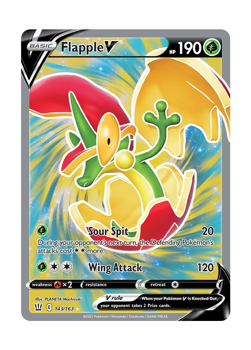 Flapple V (143/163) - Battle Styles