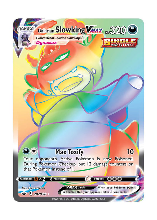 Galarian Slowking VMAX (207/198) - Chilling Reign