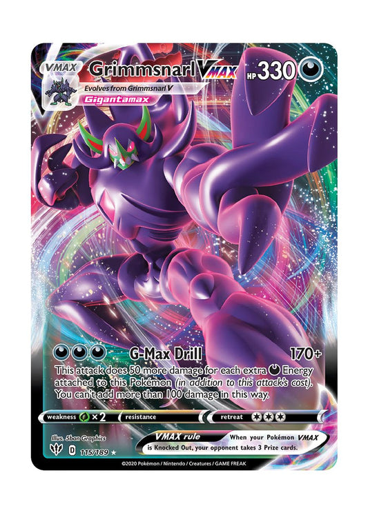 Grimmsnarl VMAX (115/189) - Darkness Ablaze