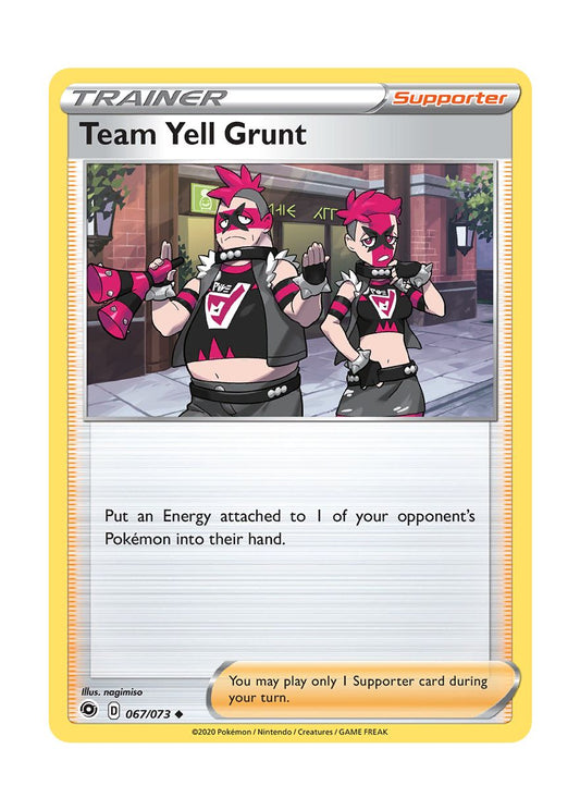 Team Yell Grunt (067/73) - Champion's Path