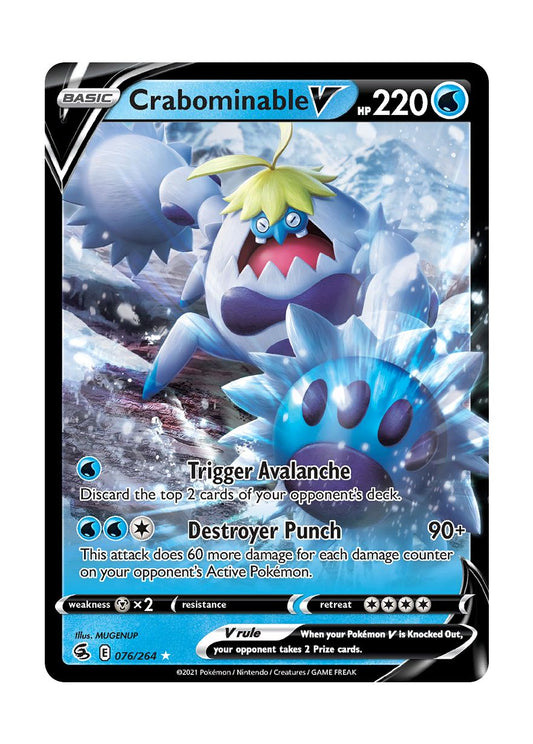 Crabominable V (076/264) - Fusion Strike