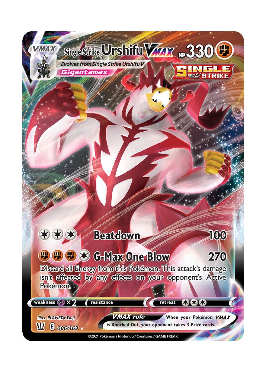 Single Strike Urshifu VMAX (086/163) Torena Single Strike Urshifu VMAX (086/163) Torena