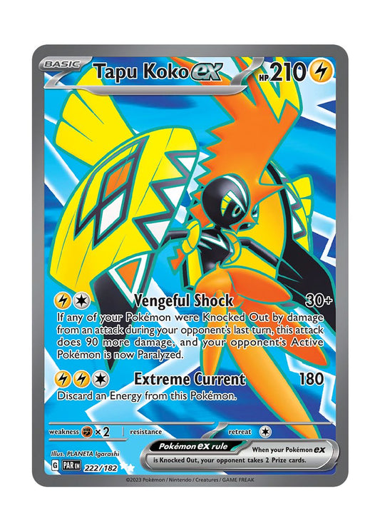 Tapu Koko ex (222/182) - Paradox Rift