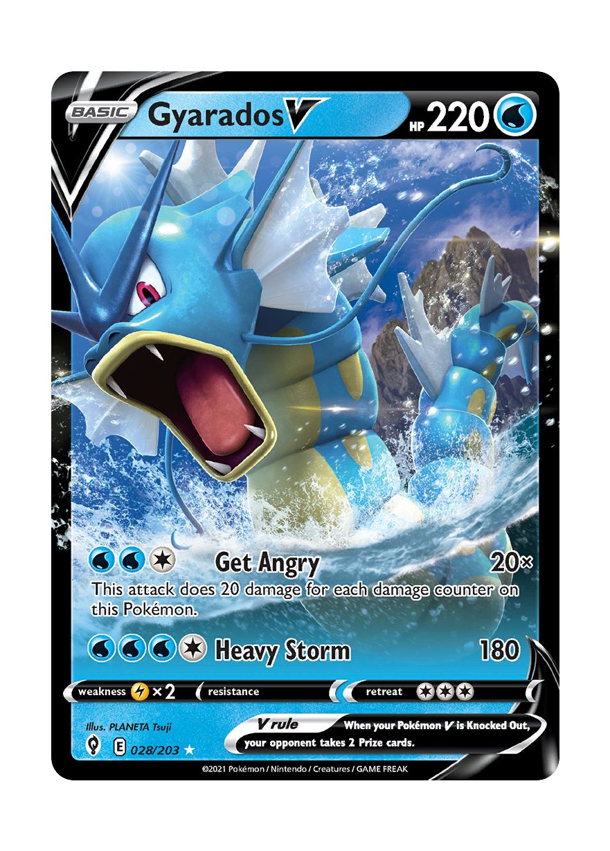Gyarados V (028/203) - Evolving Skies