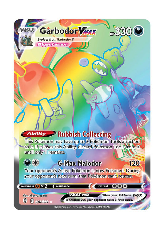 Garbodor VMAX (216/203) - Evolving Skies