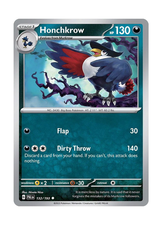 Honchkrow (132/193) - Paldea Evolved