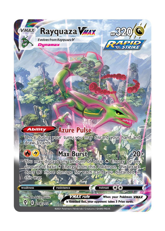 Rayquaza VMAX (218/203) - Evolving Skies