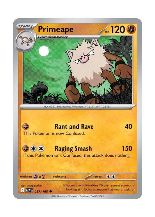 Primeape (57/165) - 151