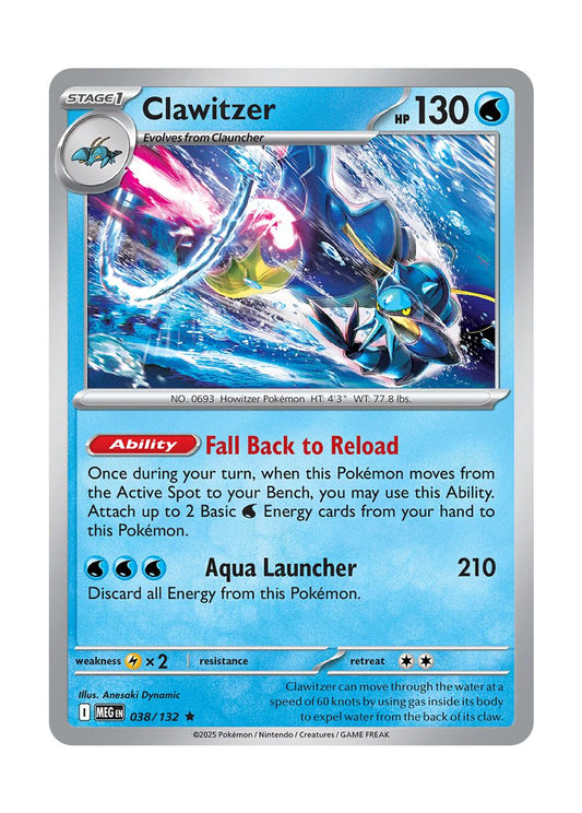 Clawitzer (038/132) - Mega Evolution