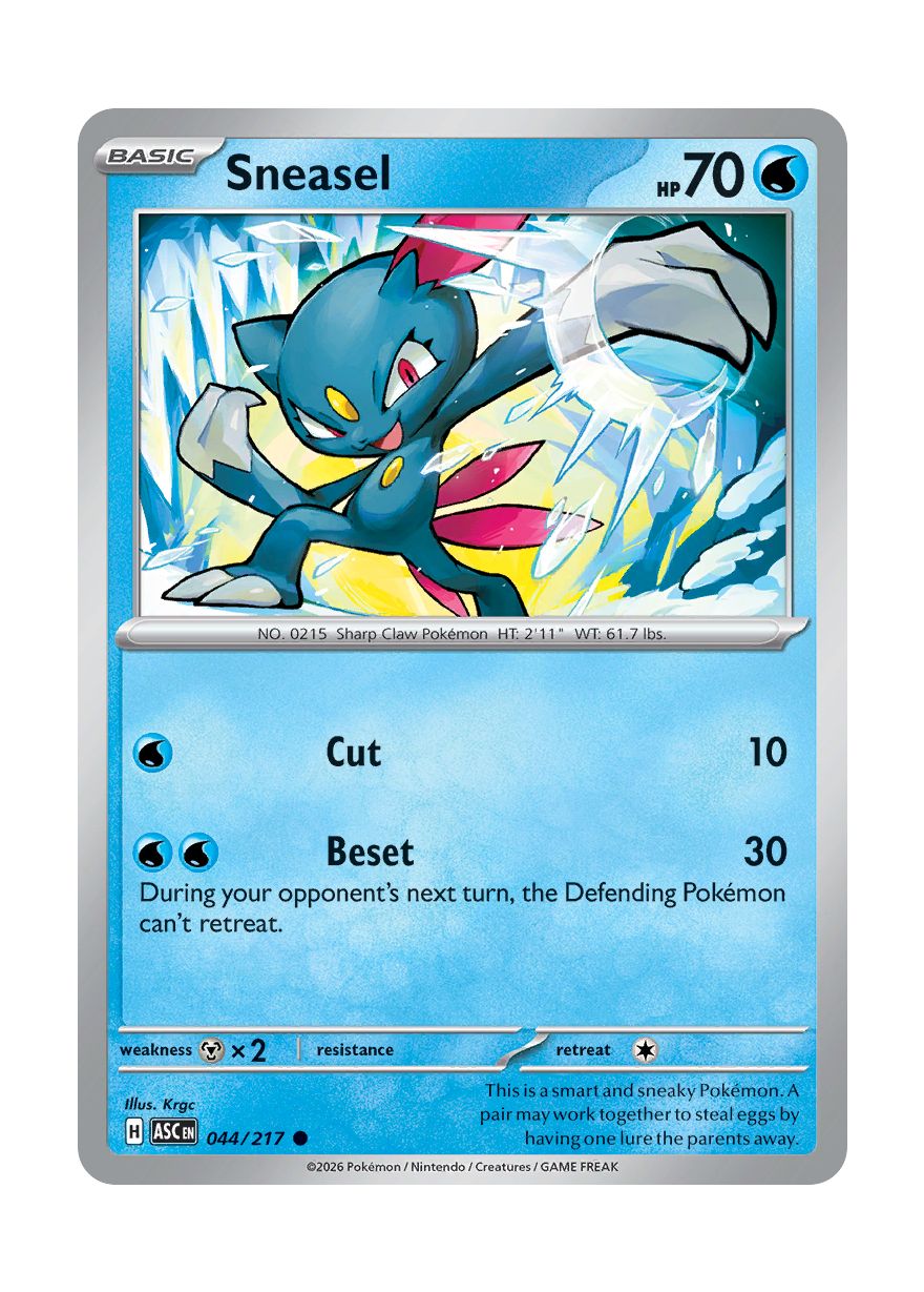 Sneasel (044/217) - Ascended Heroes
