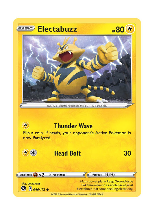 Electabuzz - Reverse Holo (046/172) - Brilliant Stars