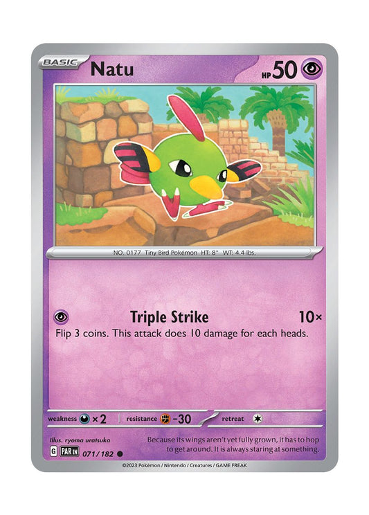 Natu - Reverse Holo (071/182) - Paradox Rift