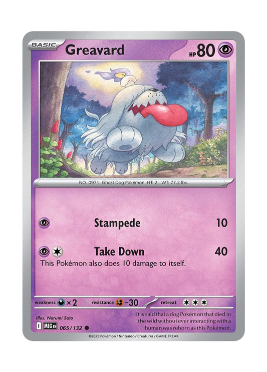 Greavard (065/132) - Mega Evolution