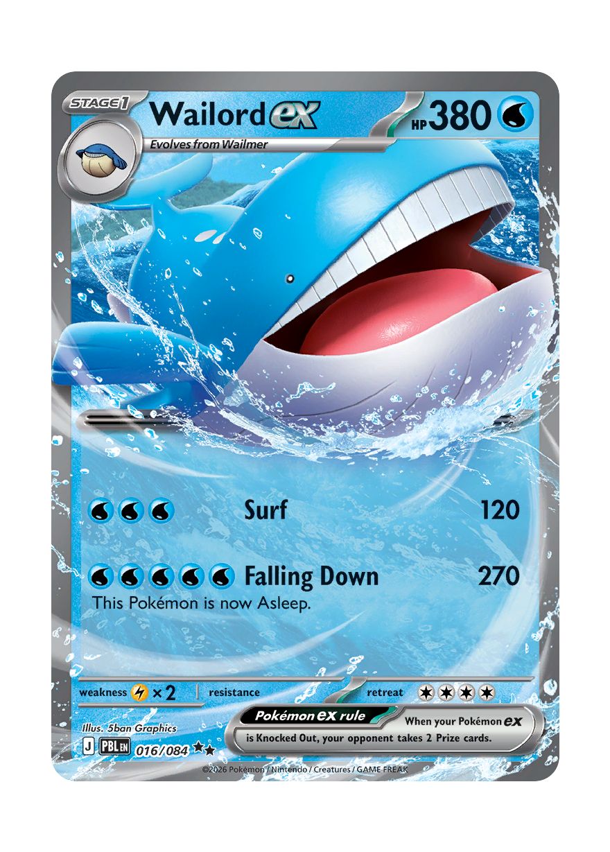 Wailord ex (016/84) - Pitch Black