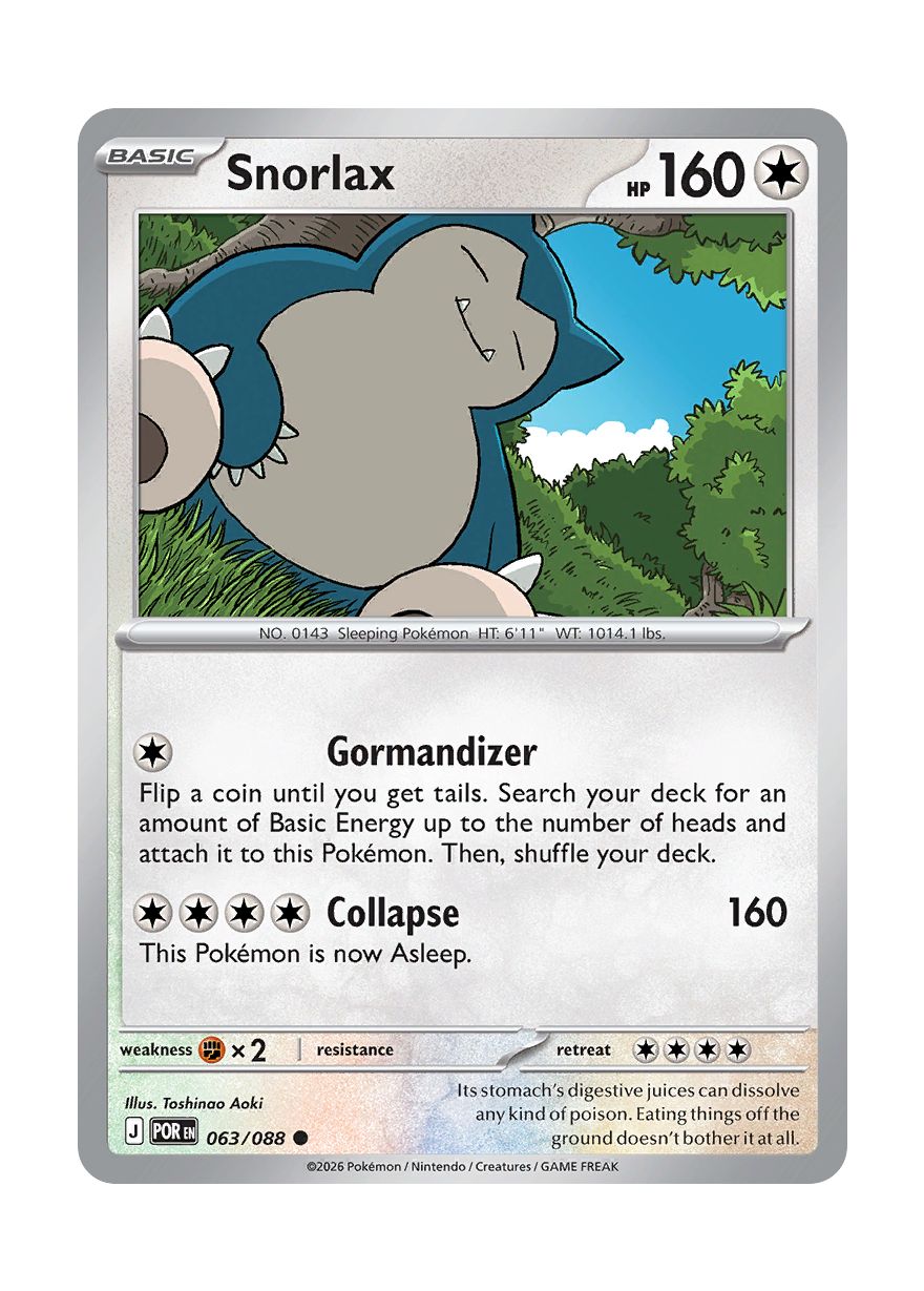 Snorlax (063/88) - Perfect Order