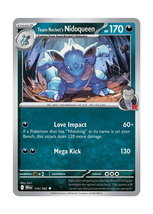 Team Rocket's Nidoqueen (116/182) - Destined Rivals