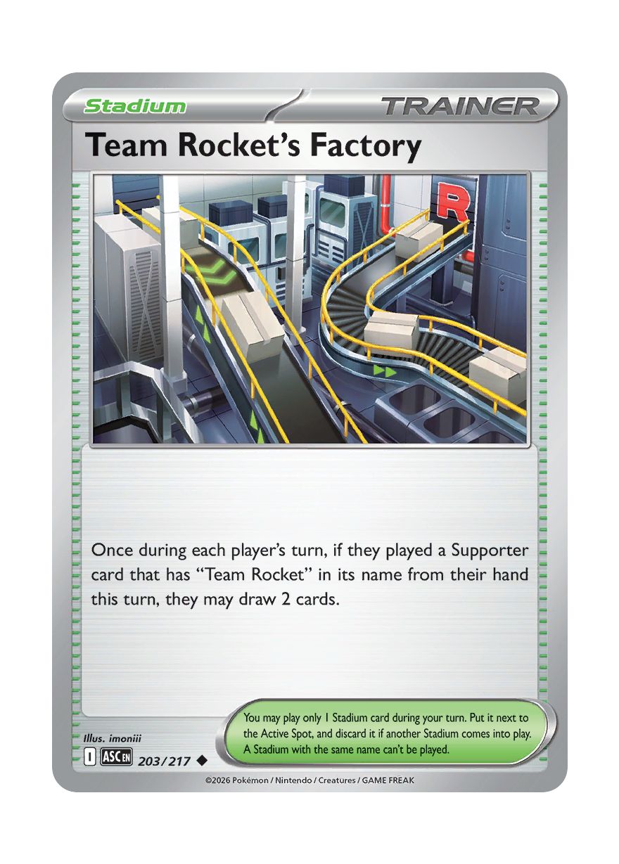 Team Rocket's Factory (203/217) - Ascended Heroes