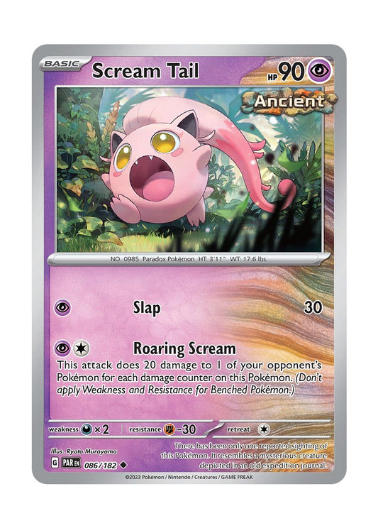 Scream Tail - Reverse Holo (086/182) - Paradox Rift