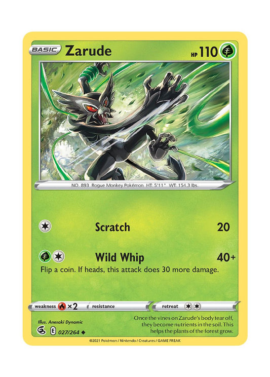 Zarude - Reverse Holo (027/264) - Fusion Strike