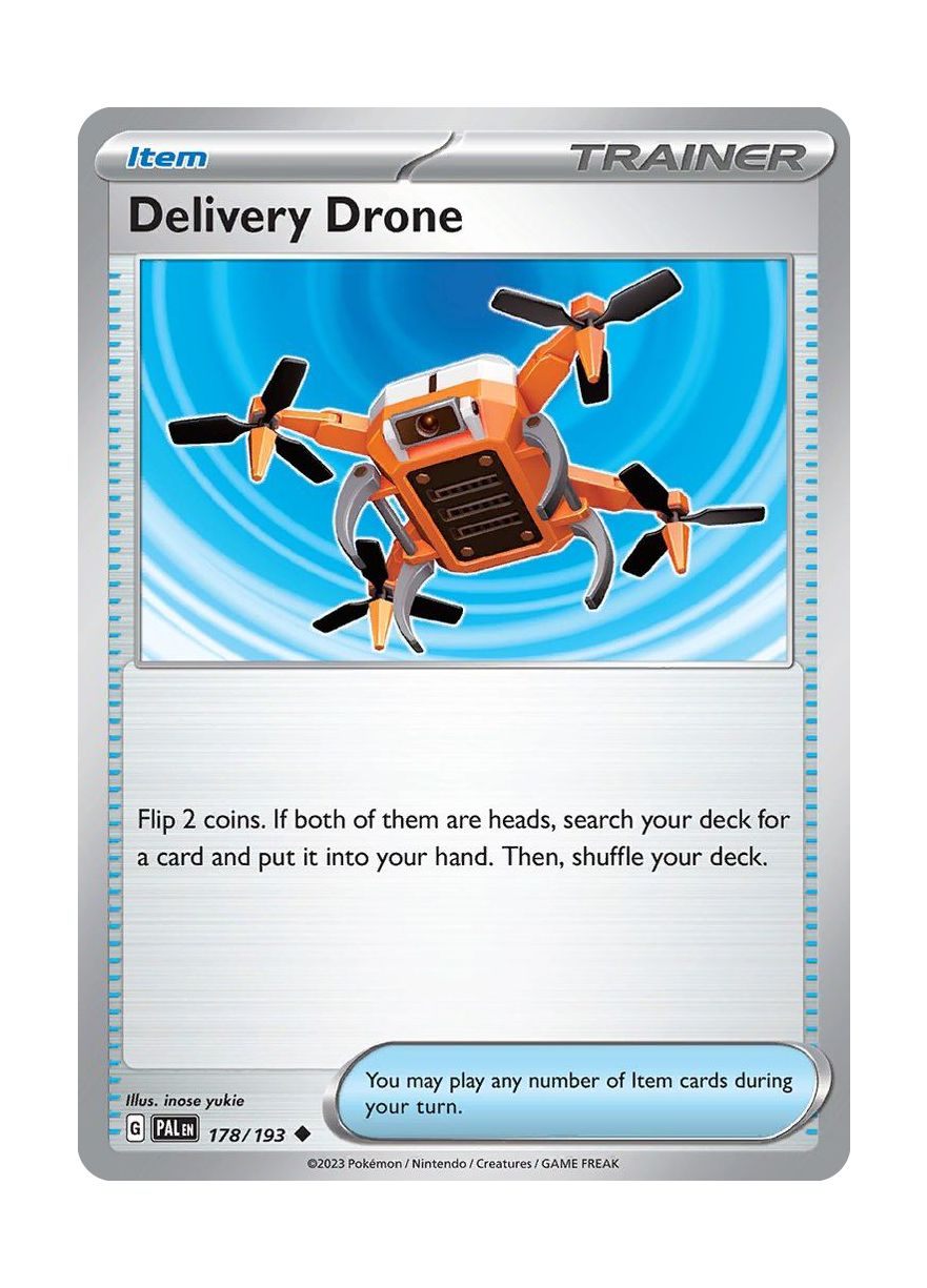 Delivery Drone - Reverse Holo (178/193) - Paldea Evolved