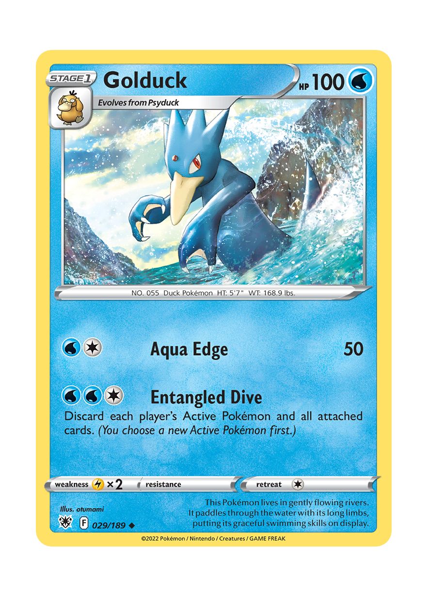 Golduck - Reverse Holo (029/189) - Astral Radiance