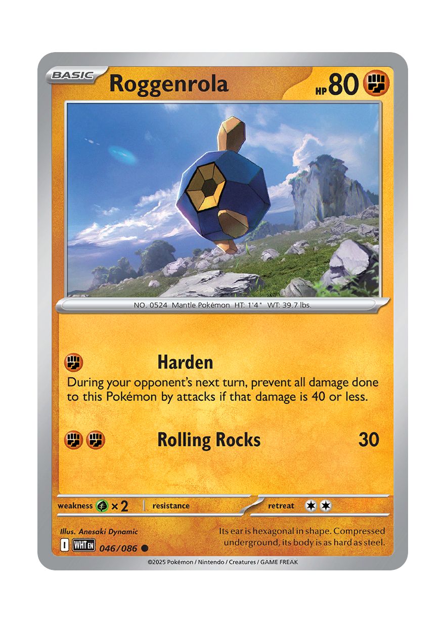 Roggenrola (046/86) - White Flare