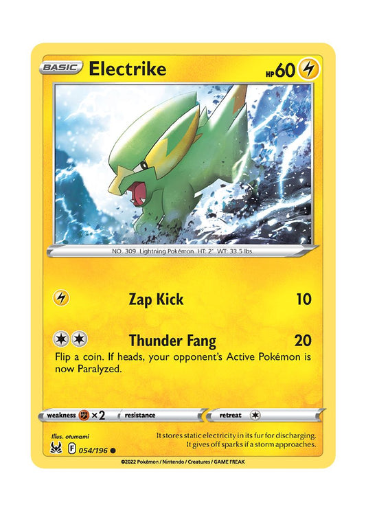 Electrike - Reverse Holo (054/196) - Lost Origin