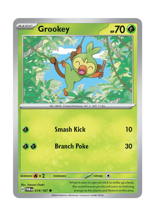 Grookey - Reverse Holo (014/167) - Twilight Masquerade