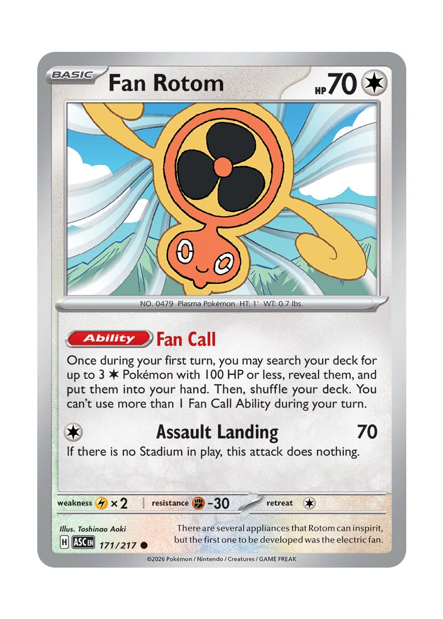 Fan Rotom (171/217) - Ascended Heroes