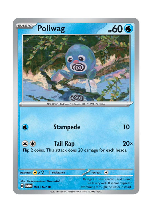 Poliwag - Reverse Holo (041/167) - Twilight Masquerade