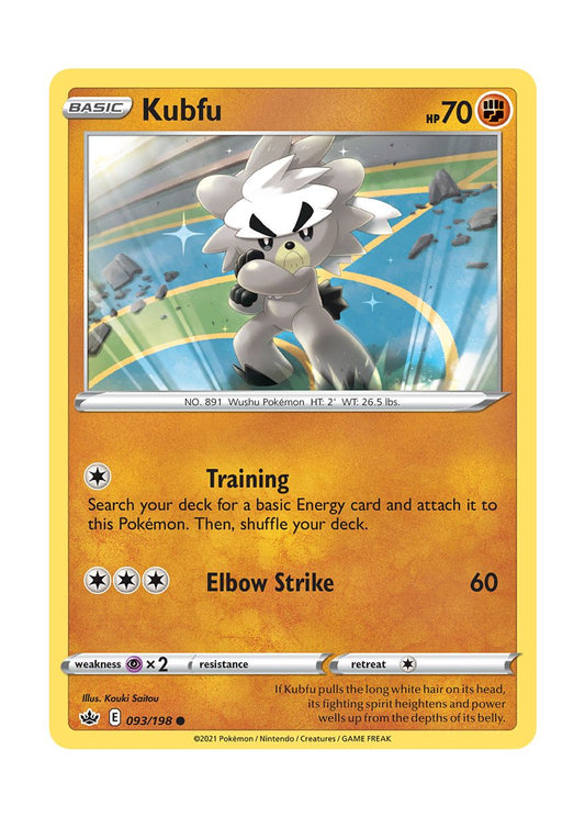 Kubfu - Reverse Holo (093/198) - Chilling Reign