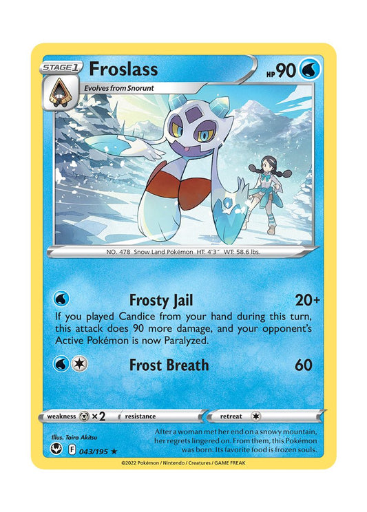Froslass - Reverse Holo (043/195) - Silver Tempest