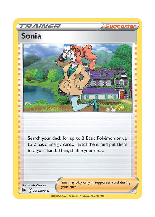 Sonia - Reverse Holo (065/73) - Champion's Path
