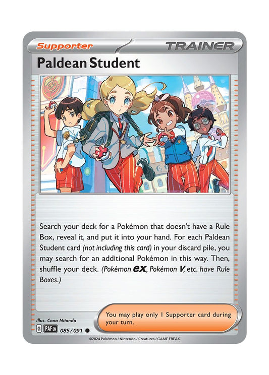 Paldean Student - Reverse Holo (085/91) - Paldean Fates