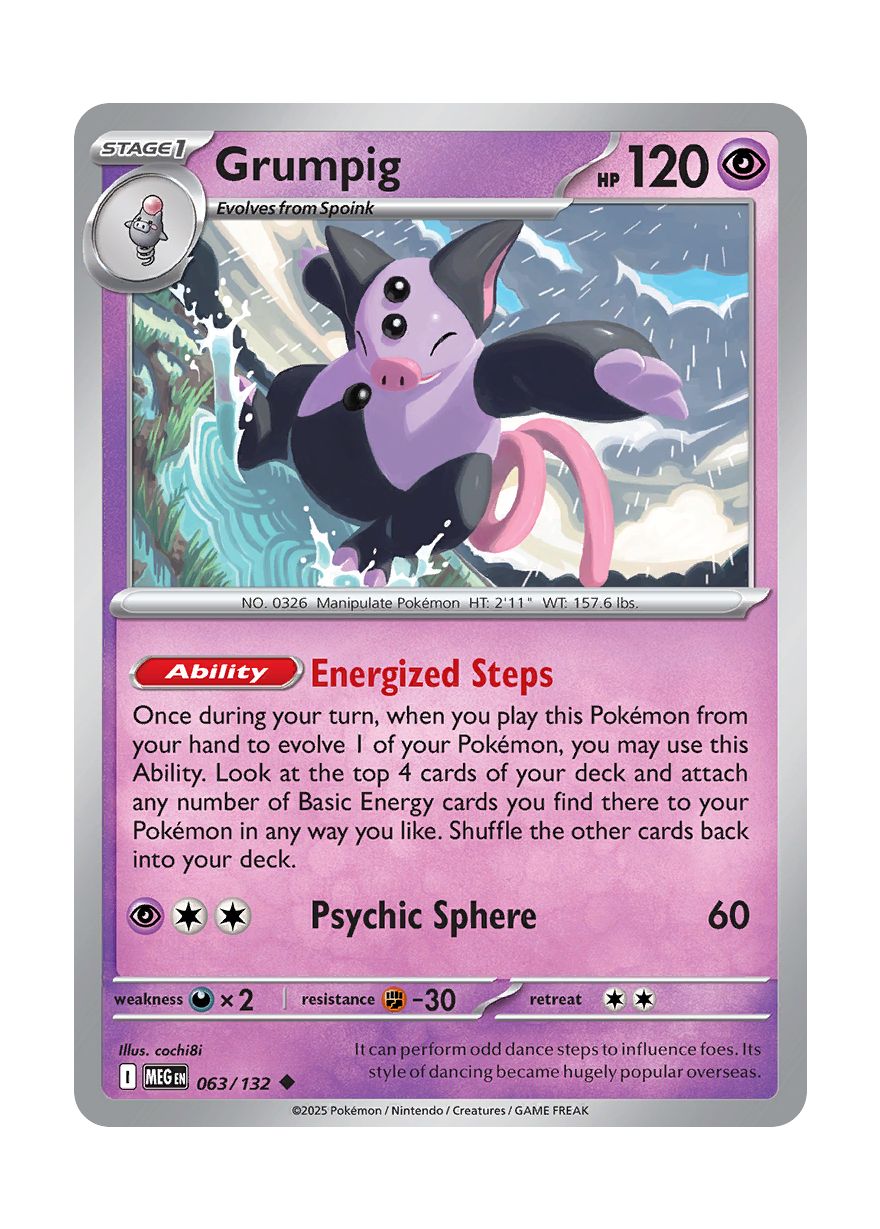 Grumpig (063/132) - Mega Evolution