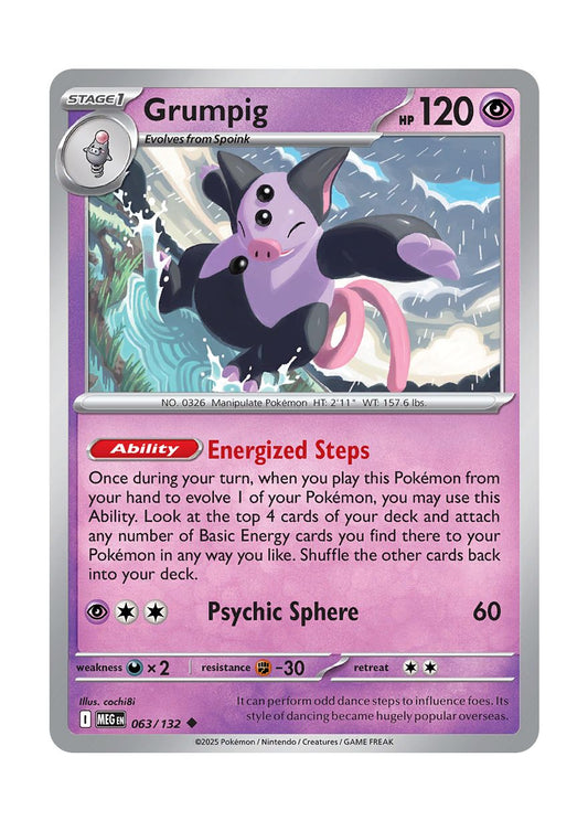 Grumpig (063/132) - Mega Evolution