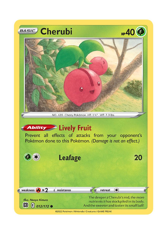 Cherubi - Reverse Holo (012/172) - Brilliant Stars