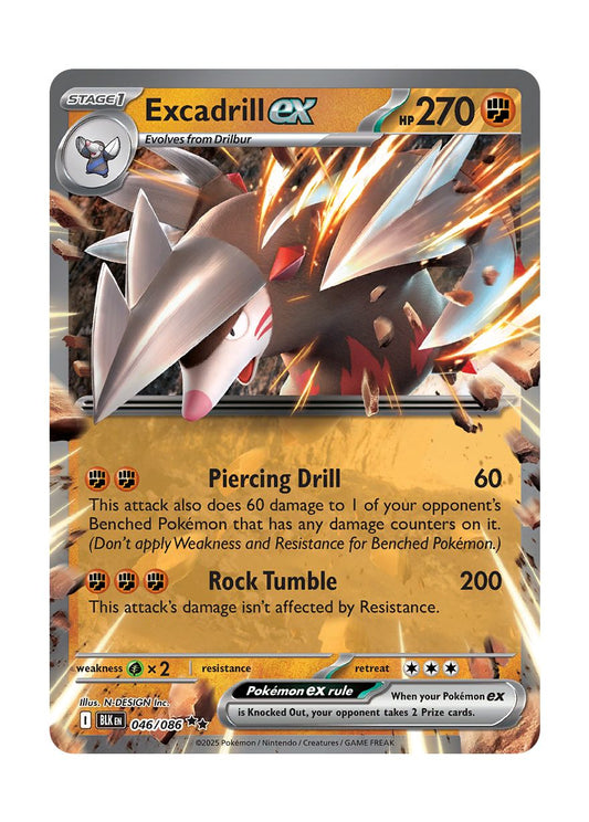 Excadrill ex (046/86) - Black Bolt