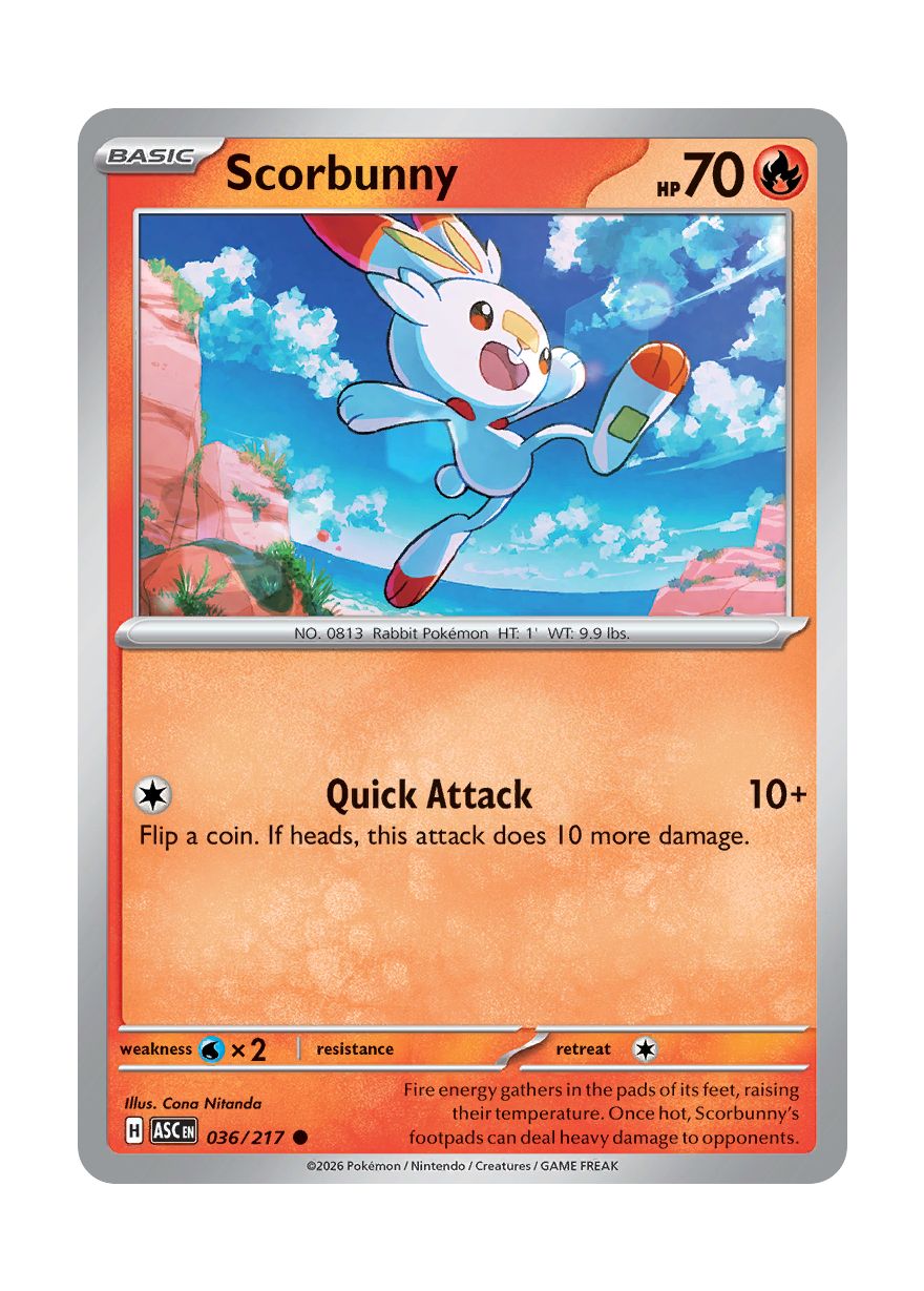 Scorbunny (036/217) - Ascended Heroes