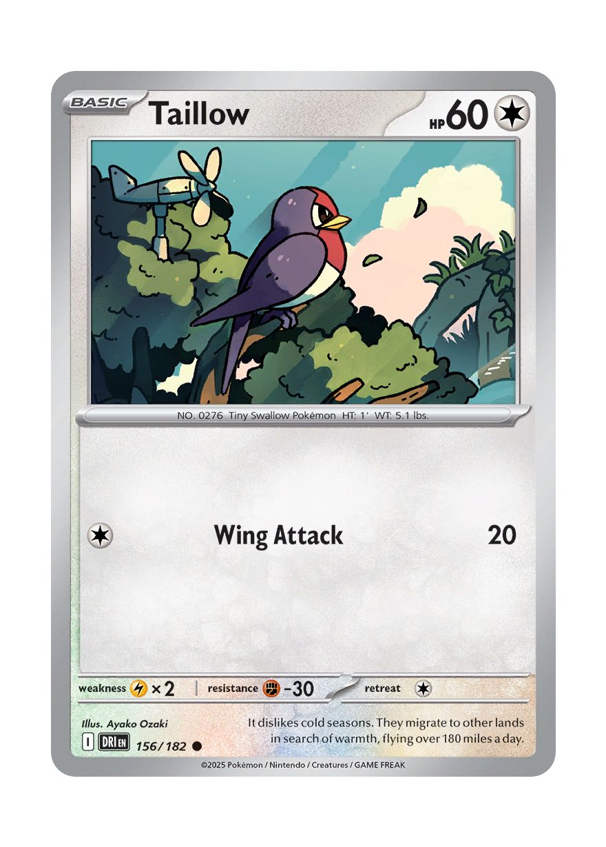 Taillow (156/182) - Destined Rivals